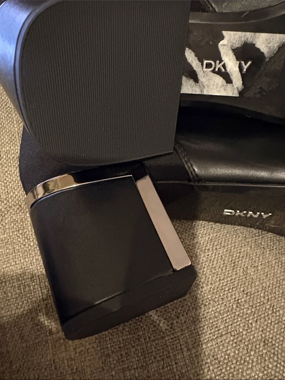 New DKNY Kamiah Knee High Boot Black 8.5